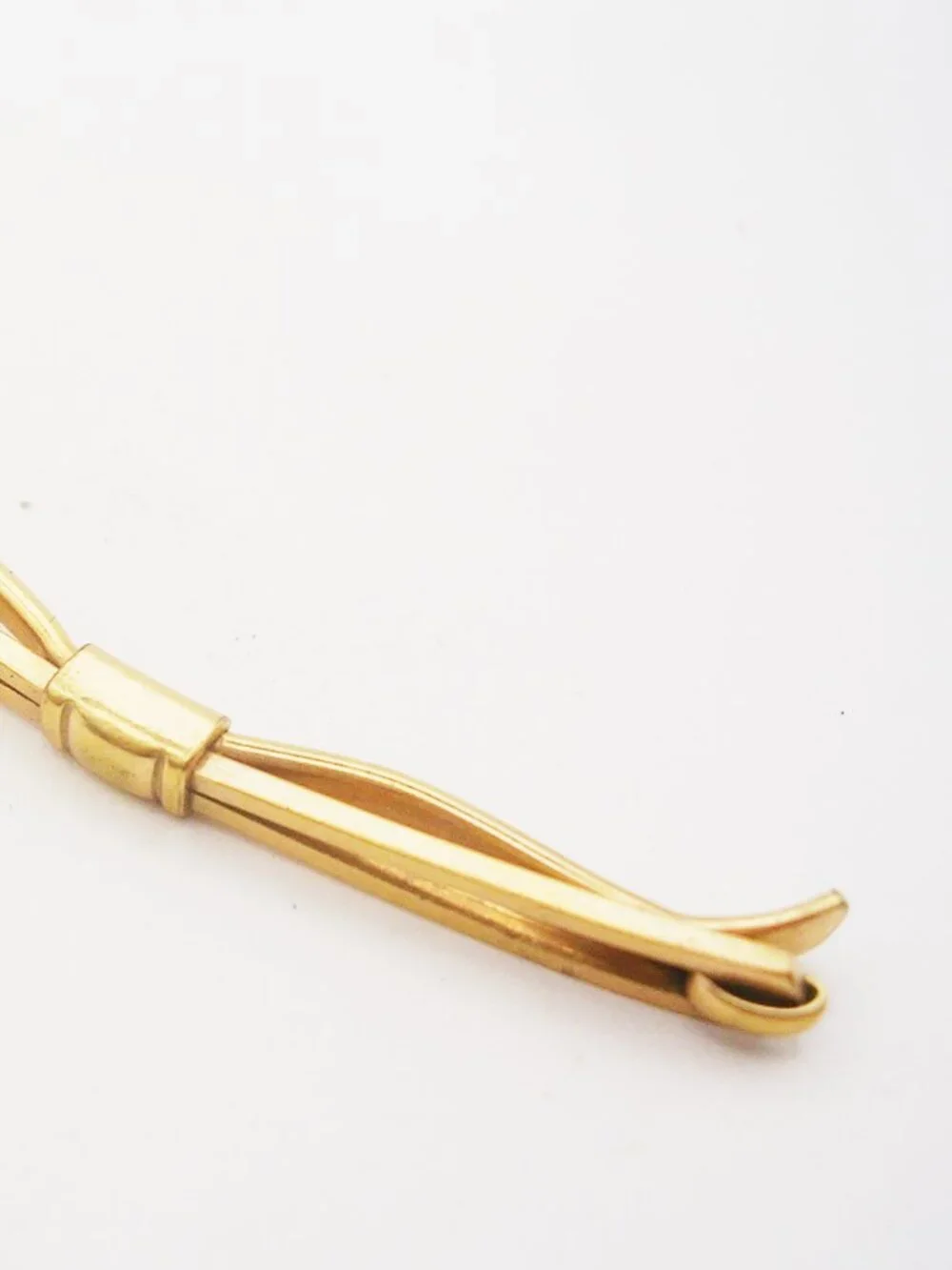 Classic Art Deco Collar Bar slide on style vintage Man's Formal Suit Accessory